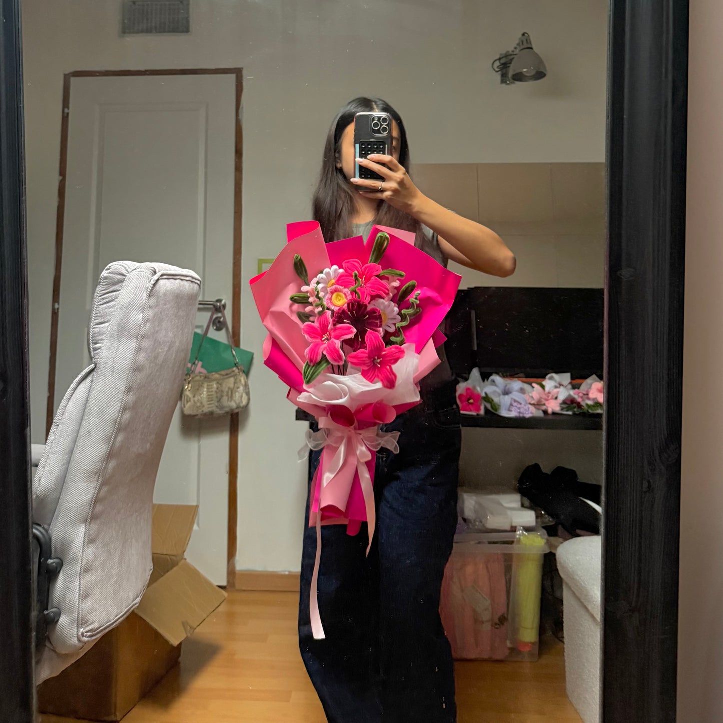 Bouquet de fleur « Rosy »