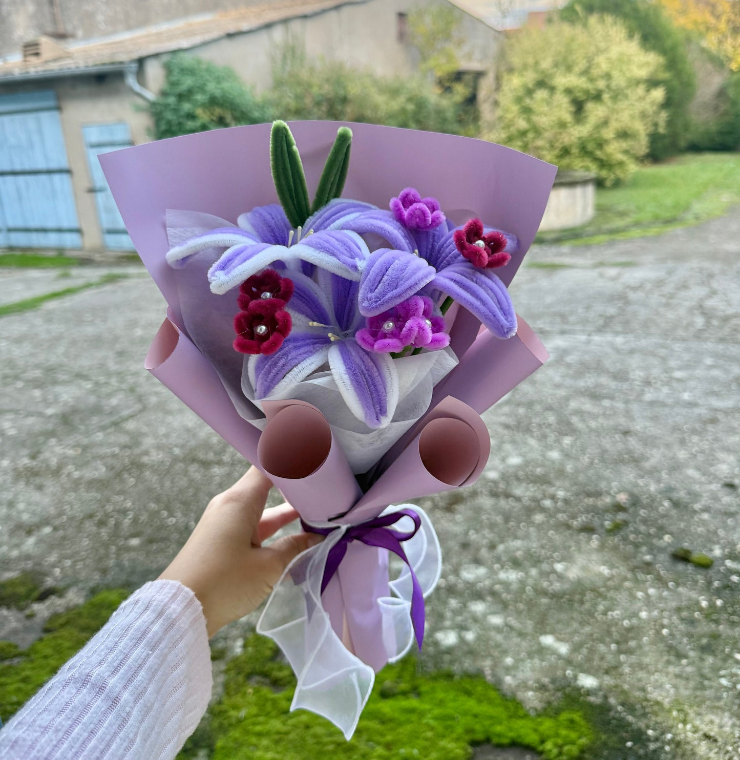 Petit bouquet de fleurs « Violette »