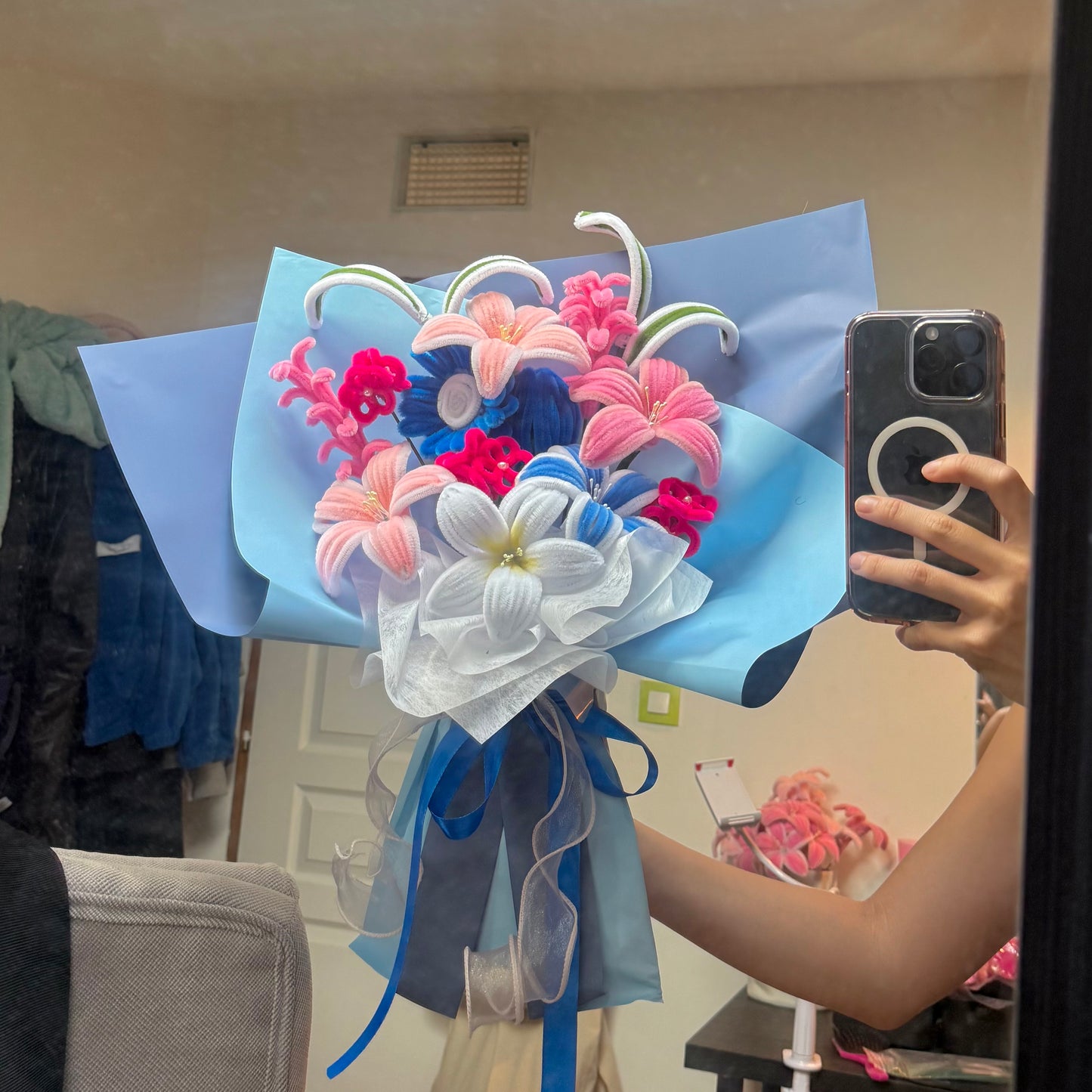 Bouquet de fleur "Saphir"