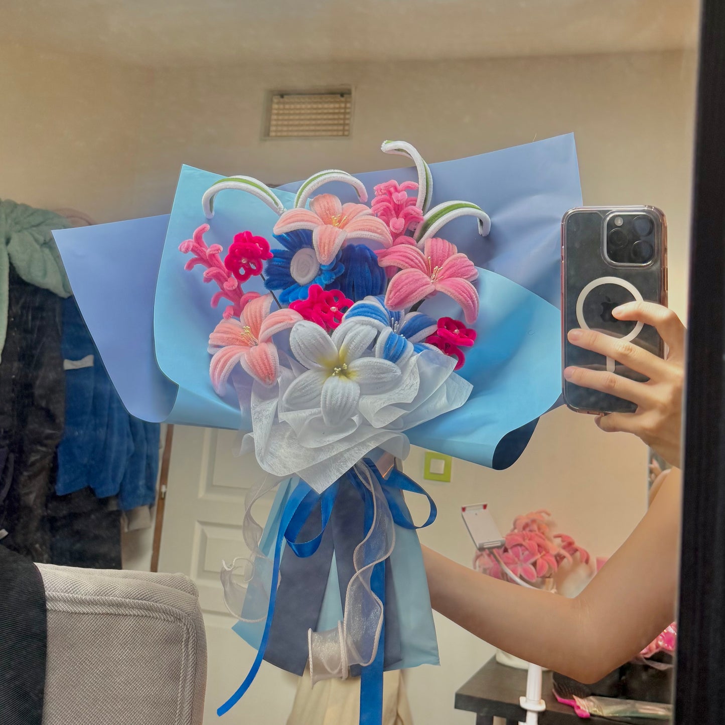Bouquet de fleur "Saphir"