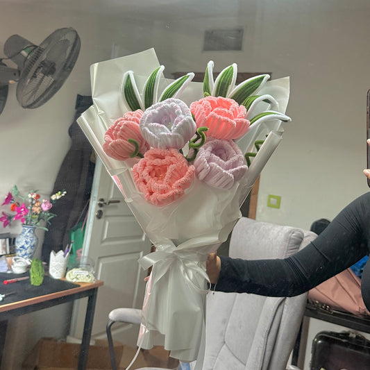 Bouquet de pivoines