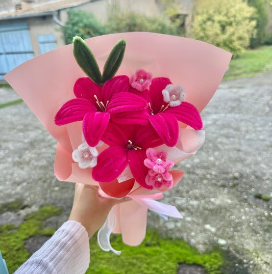 Petit bouquet de fleurs « Rosette »