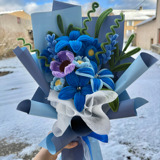 Bouquet de fleur « Indigo »