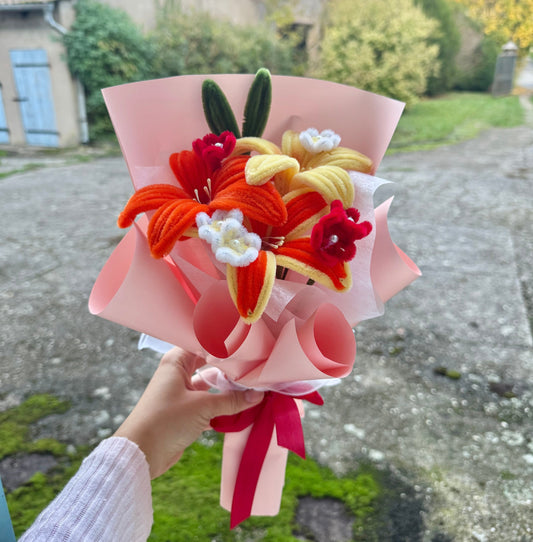 Petit bouquet de fleurs « Orangette »